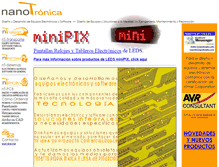 Tablet Screenshot of nanotronica.com